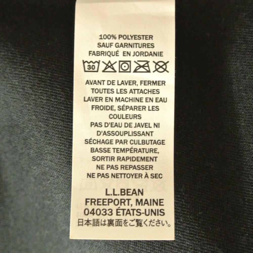 NEW L.L.Bean Mountain Windproof High Pile Fleece Coat Size M#2086 - Picture 10 of 10